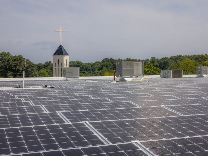 Solar Holler commercial installation