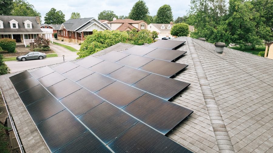 Solar Holler installation — Appalachian neighborhood