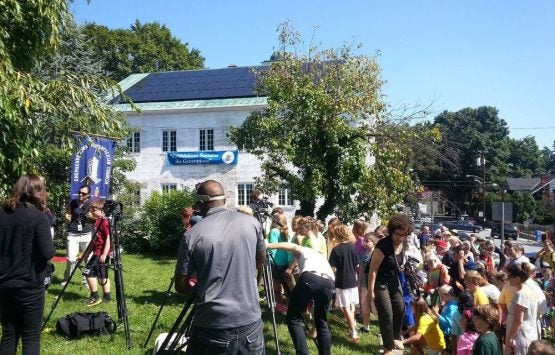 Shepherdstown Presbyterian Church, Solar Panel Ribbon Cutting