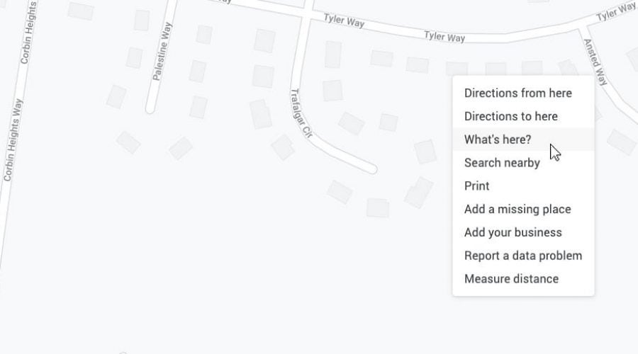 How to find coordinates on Google Maps
