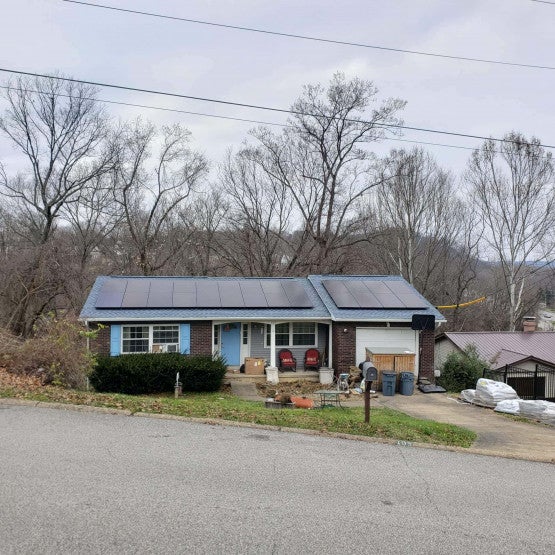 Solar Panels on home in Huntington, WV