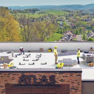 Atlas Solar Panel Install West Virginia, rural business