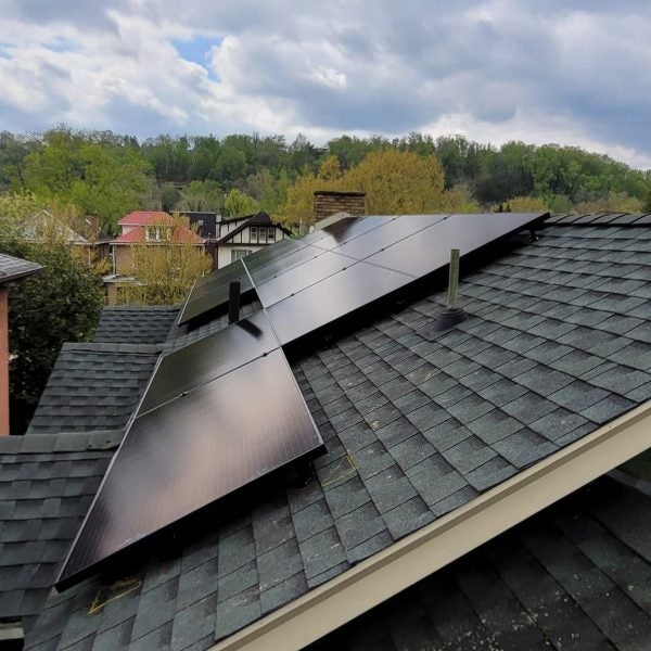 Solar Panels on home in Huntington, WV