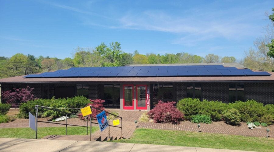 Rockbridge-area-hospice, Rural solar