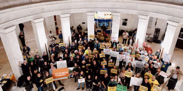 Rally for Solar. Charleston, WV.