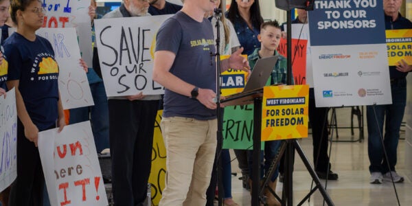 Rally for Solar. Charleston, WV.